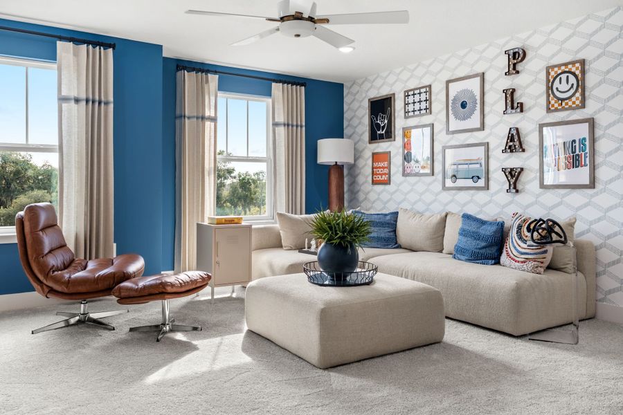 Representative furnished interior of a home built from the Paxton by Hartizen Homes in Eden Crest Single Family Homes, Apopka (Image 37).