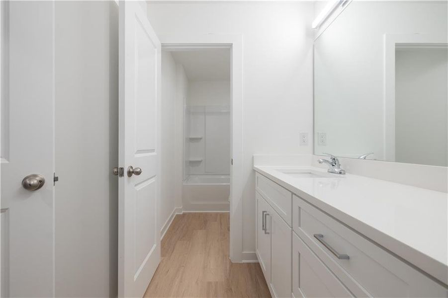 Furnished interior view inside a new home in , Atlanta (Image 17).
