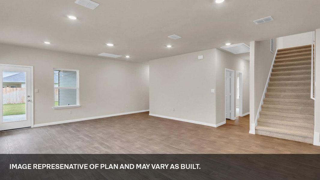 Spacious, unfurnished interior of a new home in Monarch Ranch, Manor (Image 14). Spacious, unfurnished interior of a new home in Monarch Ranch, Manor (Image 14).