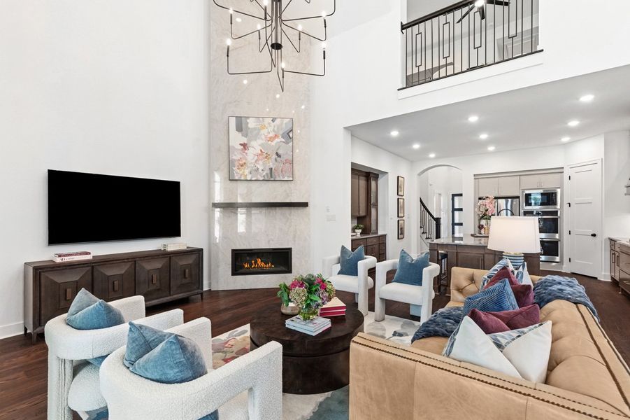 Representative Family Room - some options shown Representative Family Room - some options shown