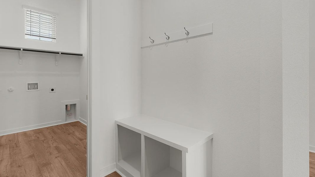 Representative unfurnished interior of a home built from the Bryson by Chesmar Homes in Newhaven, Manor (Image 19).