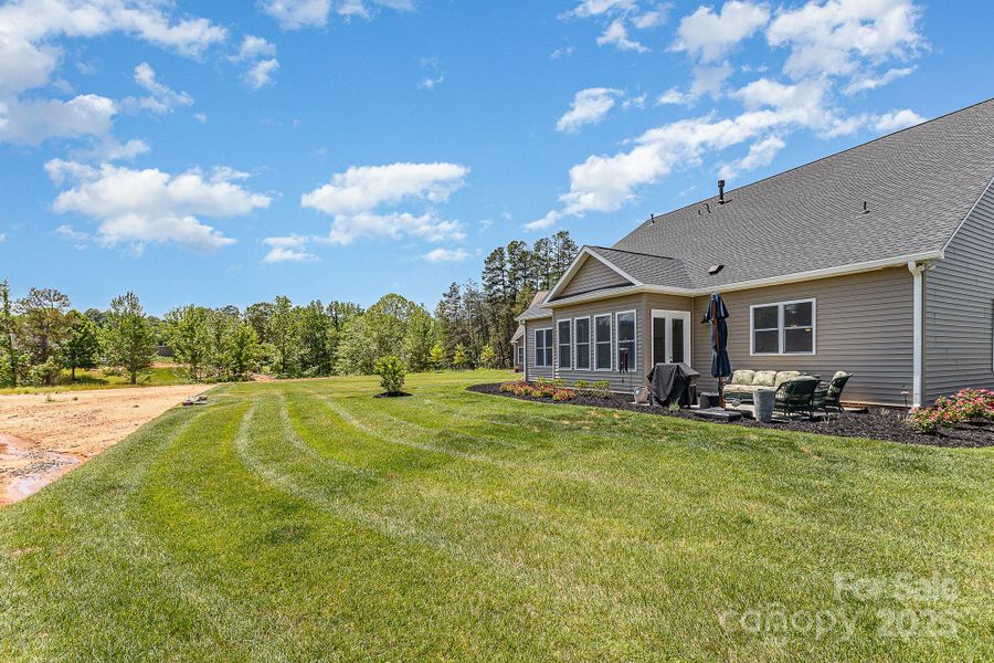 Plenty of room to entertain or to let Fido run. A nice patio to enjoy the serene back yard Plenty of room to entertain or to let Fido run. A nice patio to enjoy the serene back yard