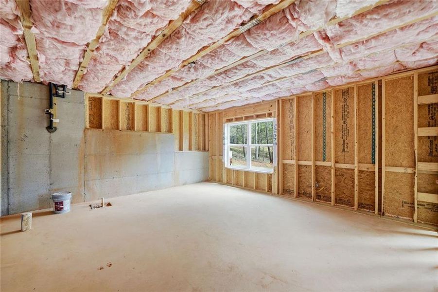 In-progress construction of a new home in , Dawsonville, GA (Image 59).