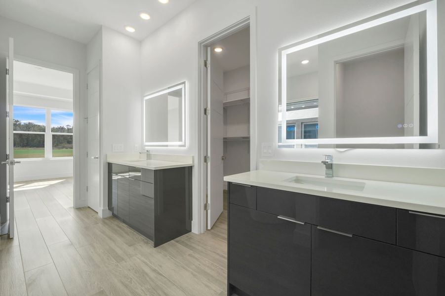 Representative furnished interior of a home built from the Marbella by ABD Development in Hampton Green at Providence, Davenport (Image 14).