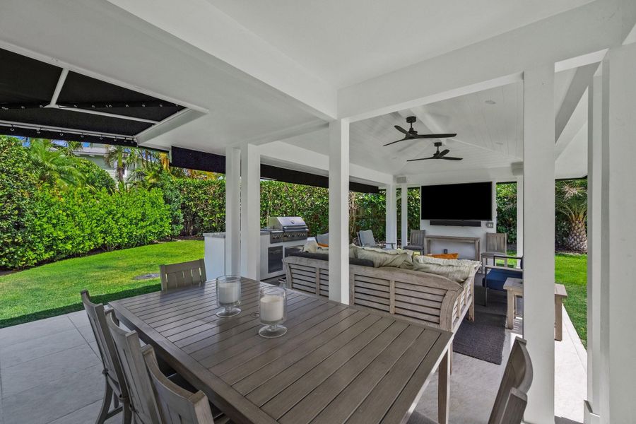 Gazebo with Summer Kitchen