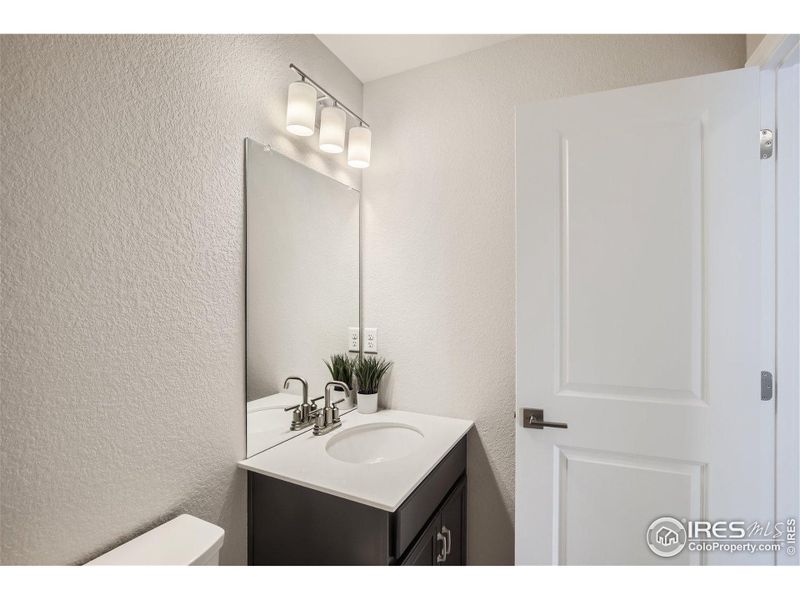 Shared upper level bathroom - Same Floor Plan, Different Model.