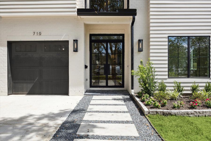Front exterior of a new home in , Houston, TX, highlighting curb appeal (Image 25). Front exterior of a new home in , Houston, TX, highlighting curb appeal (Image 25).