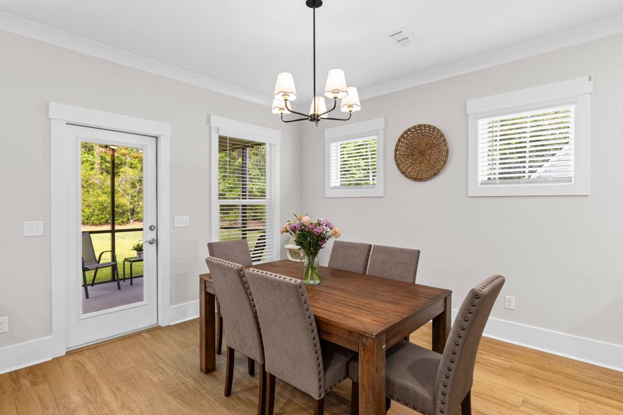 Furnished interior view inside a new home in , Johns Island (Image 17).