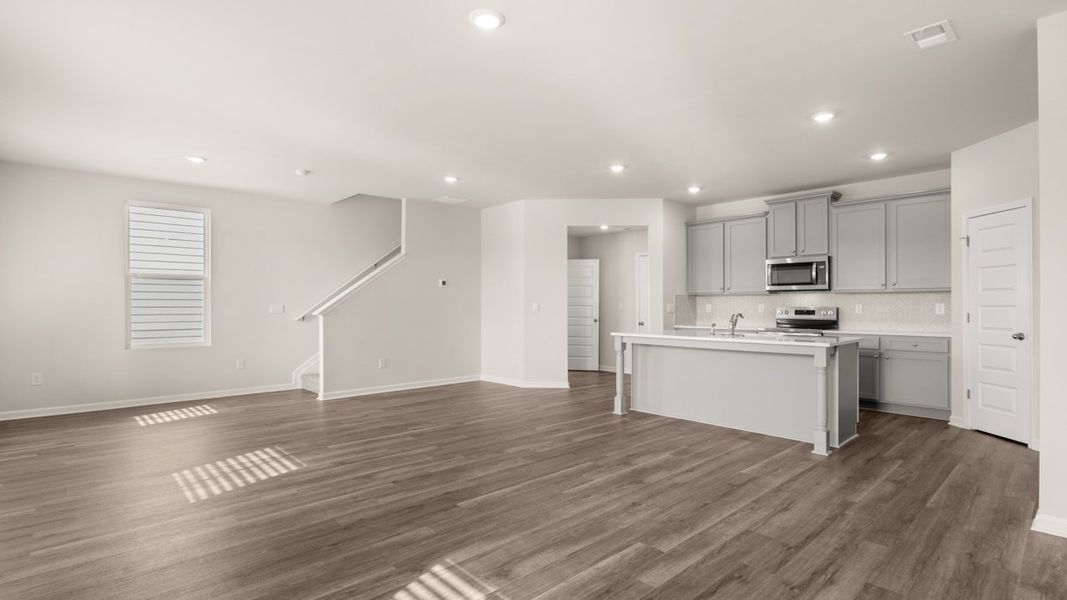 Spacious, unfurnished interior of a new home in Brookland Commons, Monroe (Image 13).