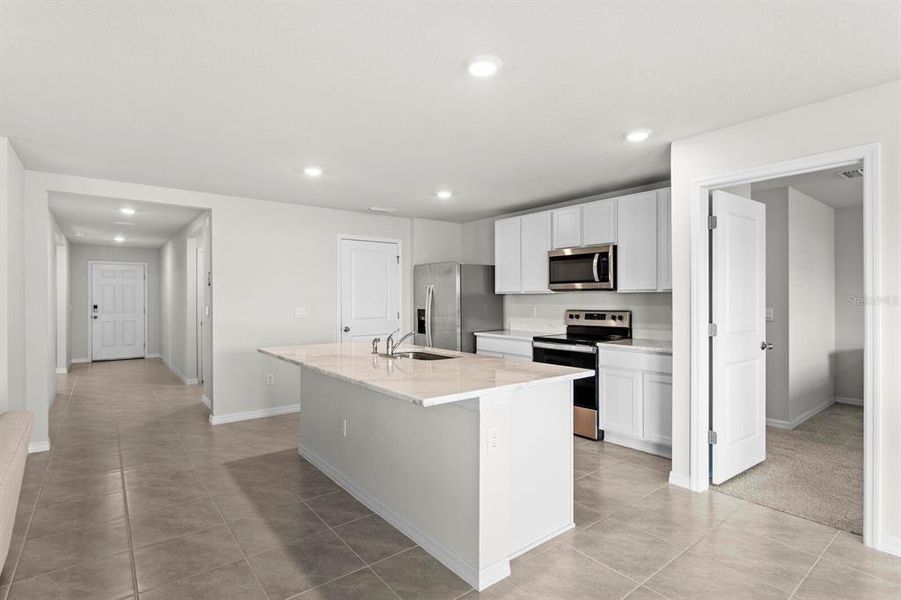 Furnished interior view inside a new home in Mandarin Grove, Palmetto (Image 10).