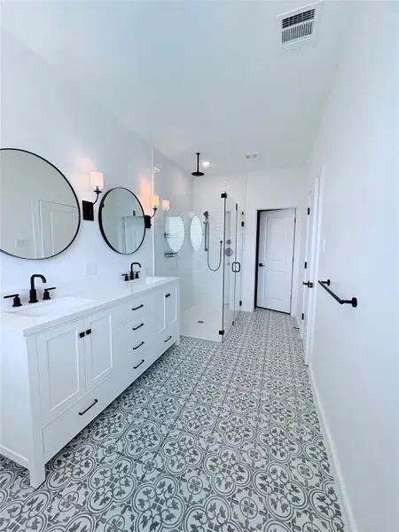 Furnished interior view inside a new home in , Cypress (Image 11).