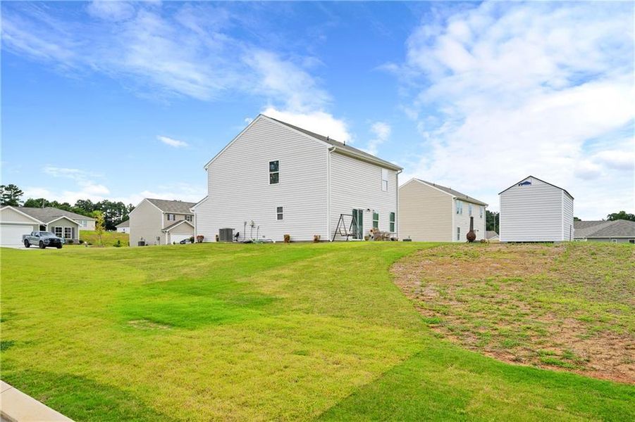 Exterior details and patio area of a home in Urban's Place, Chatsworth (Image 33).