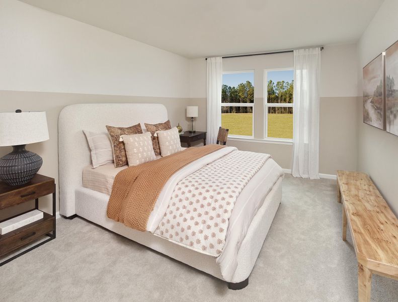 Furnished interior view inside a new home in , Ravenel (Image 8).
