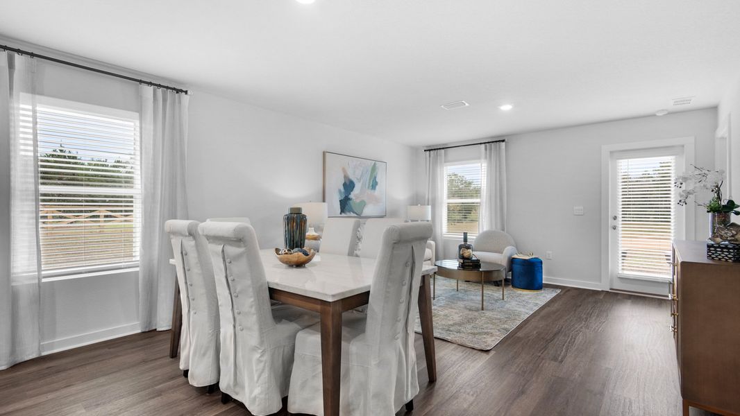 Representative furnished interior of a home built from the Delilah by D.R. Horton in Colonial East, Panama City Beach (Image 9).