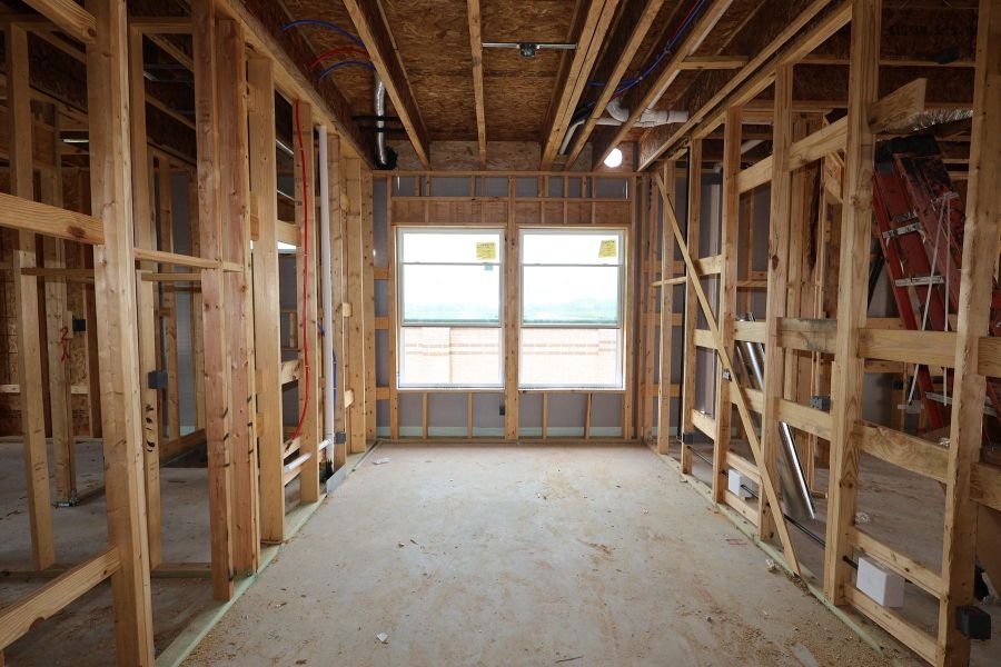In-progress construction of a new home in Prairieland Village - Summit Collection, Cypress, TX (Image 21).