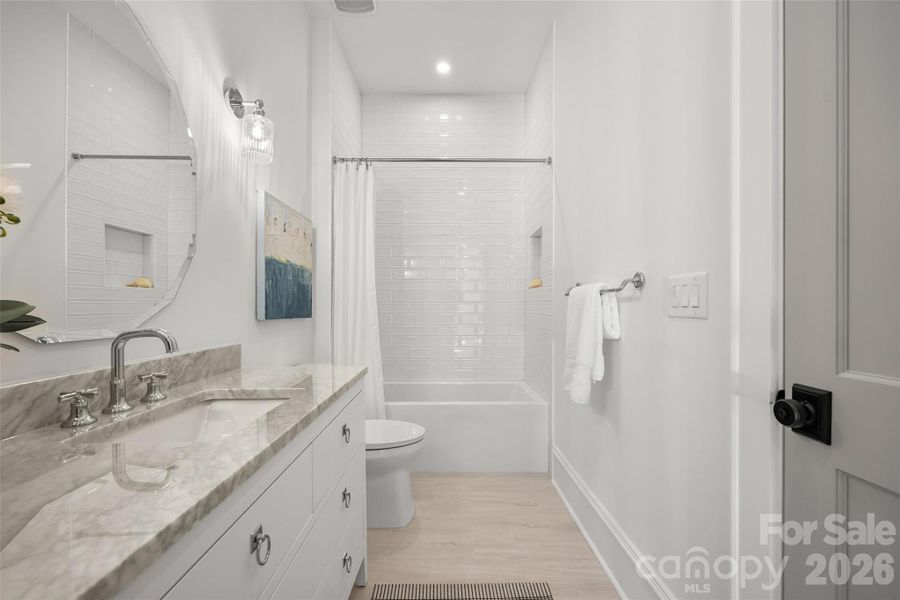 Furnished interior view inside a new home in , Charlotte (Image 33).