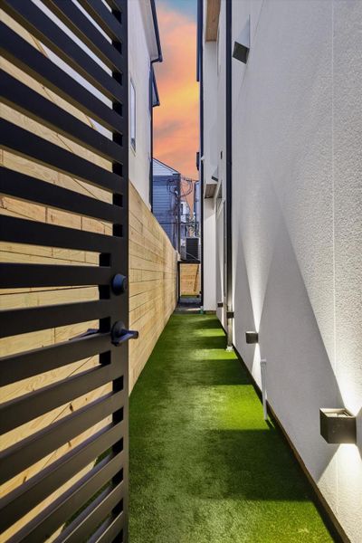 Exterior details and patio area of a home in , Houston (Image 22). Exterior details and patio area of a home in , Houston (Image 22).