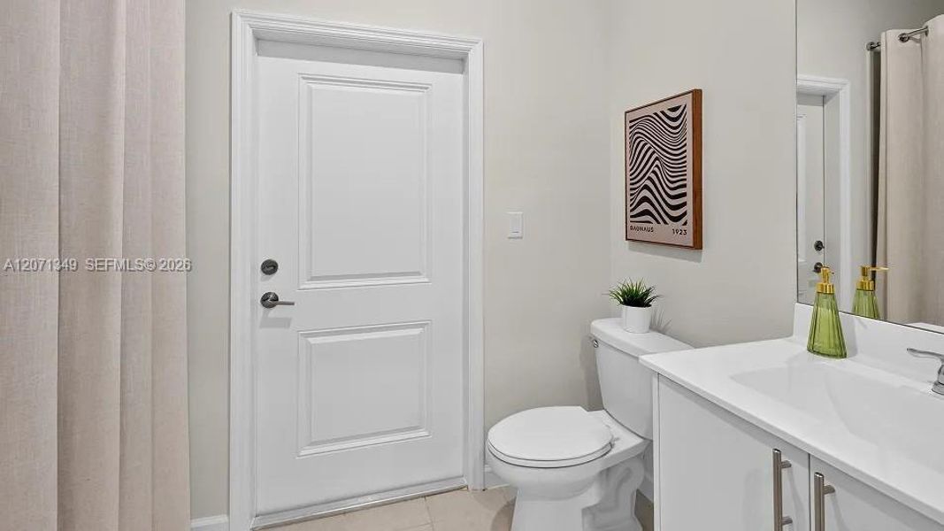 Furnished interior view inside a new home in Acacia Groves, Miami (Image 9). Furnished interior view inside a new home in Acacia Groves, Miami (Image 9).