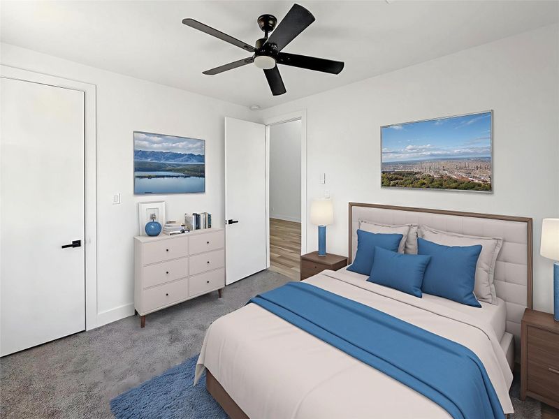 Furnished interior view inside a new home in , Houston (Image 10). Furnished interior view inside a new home in , Houston (Image 10).