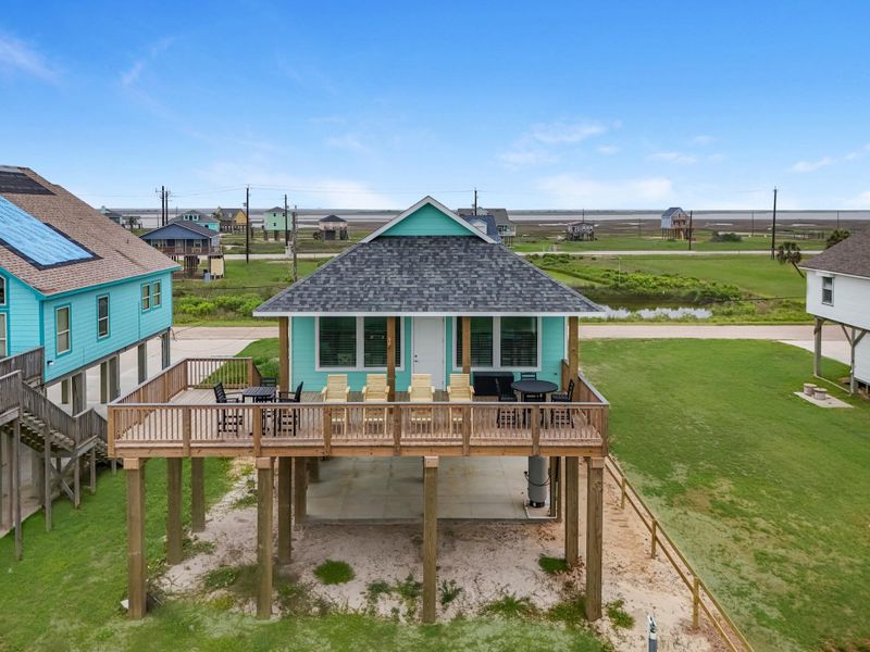 Exterior details and patio area of a home in , Freeport (Image 3). Exterior details and patio area of a home in , Freeport (Image 3).