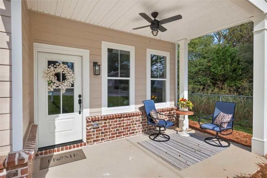Exterior details and patio area of a home in , Covington (Image 2).