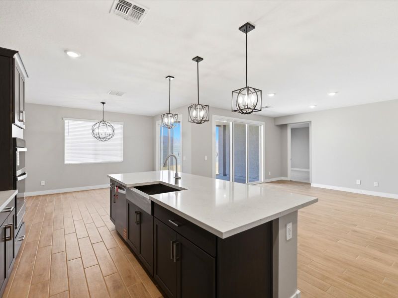 Furnished interior view inside a new home in Abel Ranch Signature Series, Goodyear (Image 7). Furnished interior view inside a new home in Abel Ranch Signature Series, Goodyear (Image 7).