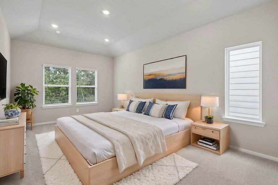 Furnished interior view inside a new home in Pinewood Trails - City Series, Atascocita (Image 12).