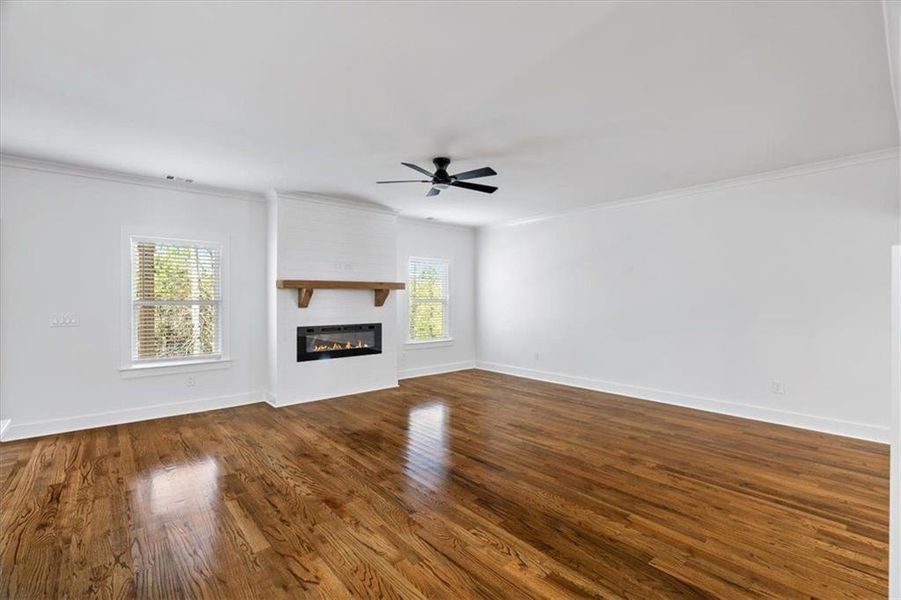 Spacious, unfurnished interior of a new home in Silvercrest Lakes, Acworth (Image 46). Spacious, unfurnished interior of a new home in Silvercrest Lakes, Acworth (Image 46).