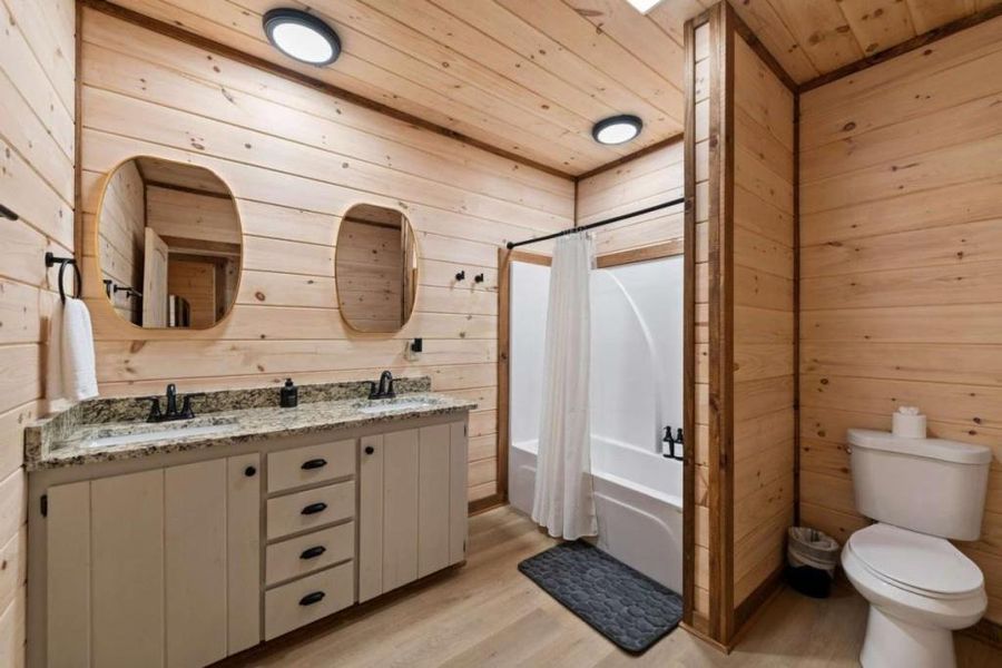 Furnished interior view inside a new home in , Blue Ridge (Image 29).