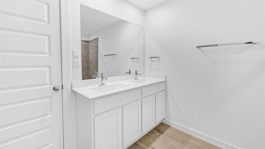 Furnished interior view inside a new home in Tamarron, Fulshear (Image 8).