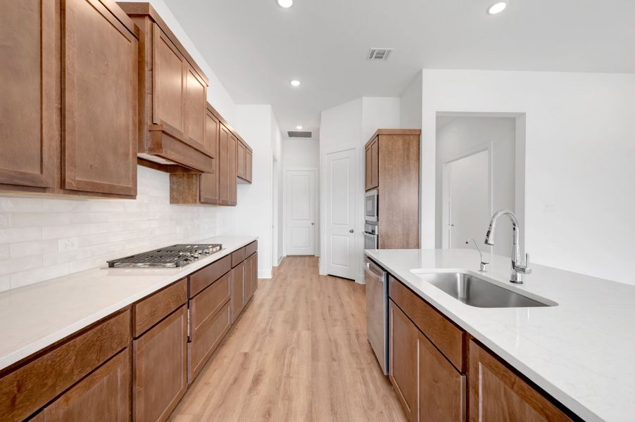Furnished interior view inside a new home in The Meadows, Denton (Image 7).