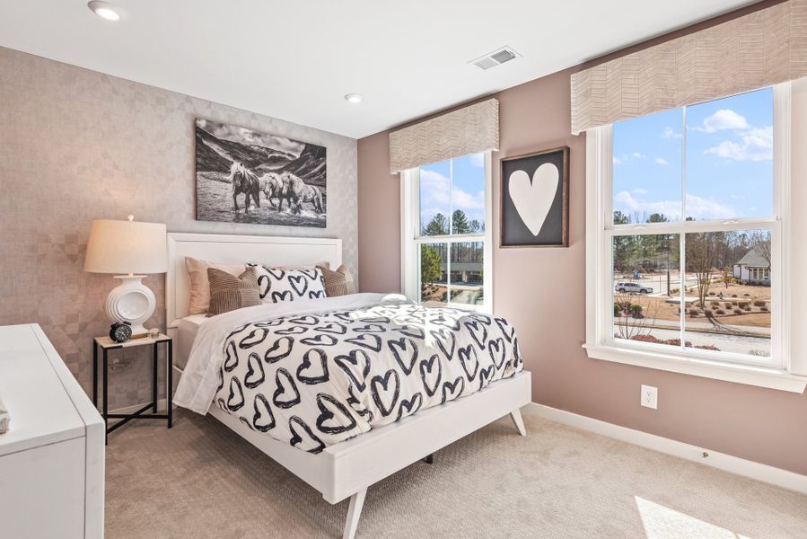 Representative furnished interior of a home built from the Greenbriar by Fischer Homes in Sage Woods, Dallas (Image 35).