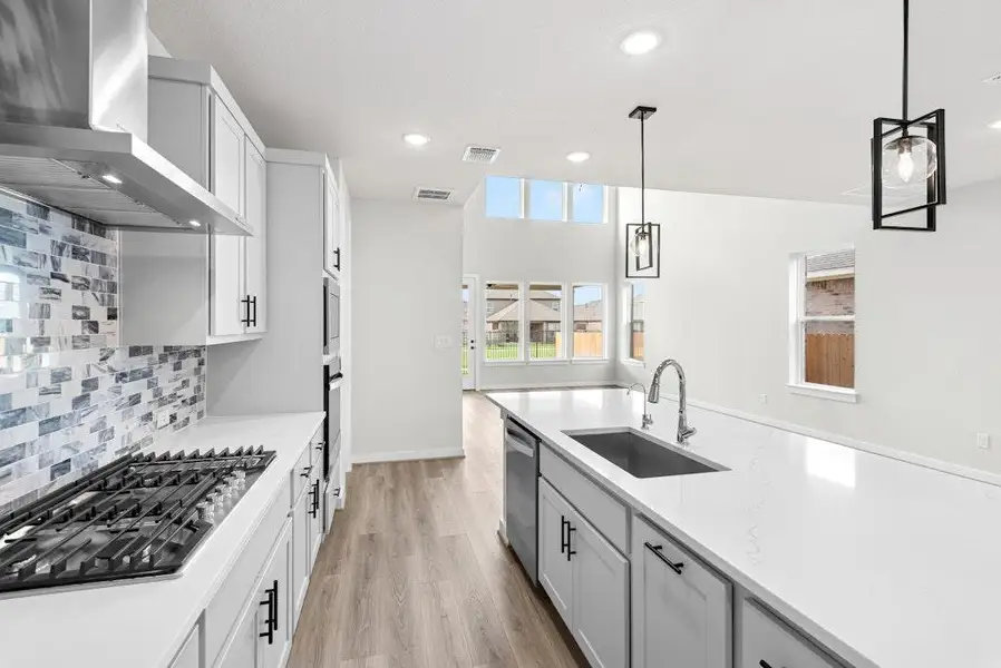Furnished interior view inside a new home in University Heights, Round Rock (Image 10). Furnished interior view inside a new home in University Heights, Round Rock (Image 10).