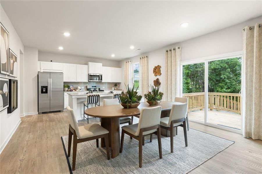Furnished interior view inside a new home in Hawthorne Reserve, Dallas (Image 16).