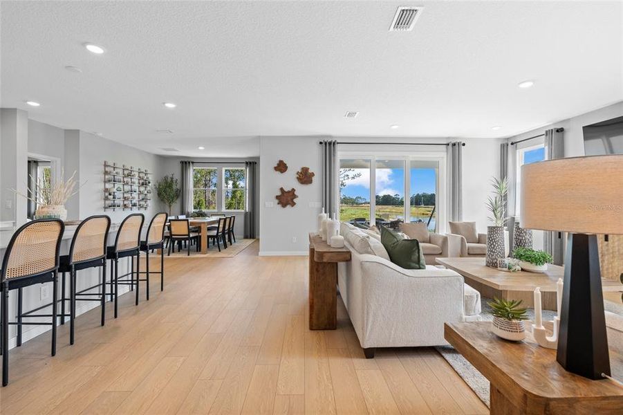 Furnished interior view inside a new home in Reserve East, Flagler Beach (Image 13).