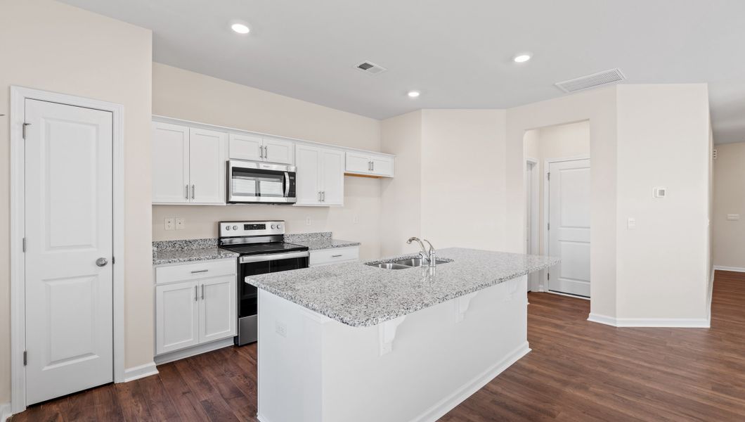 Furnished interior view inside a new home in Brookside Ridge Townhomes, Greer (Image 6).