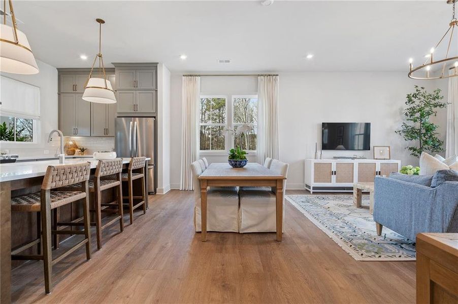 Furnished interior view inside a new home in , Alpharetta (Image 25).