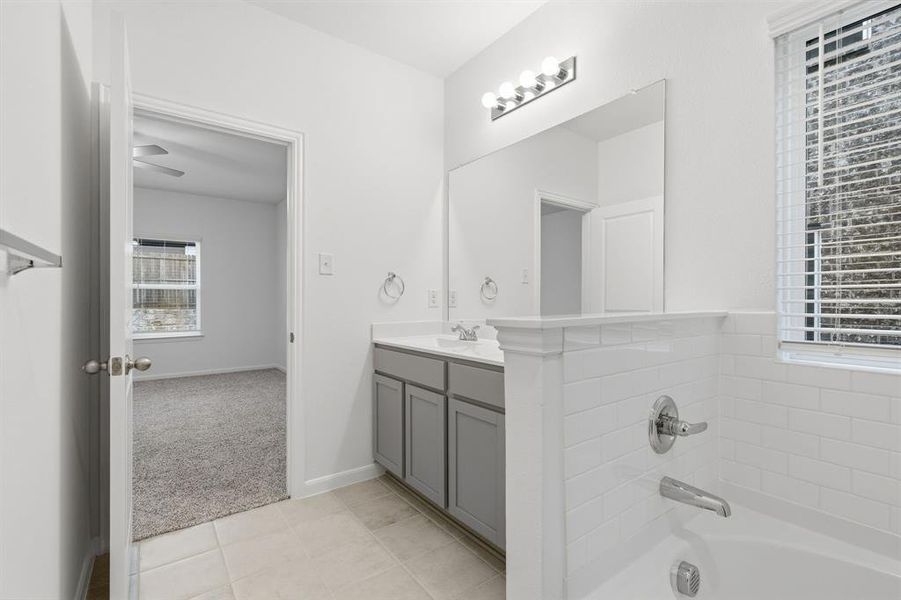 Furnished interior view inside a new home in , Forney (Image 10). Furnished interior view inside a new home in , Forney (Image 10).