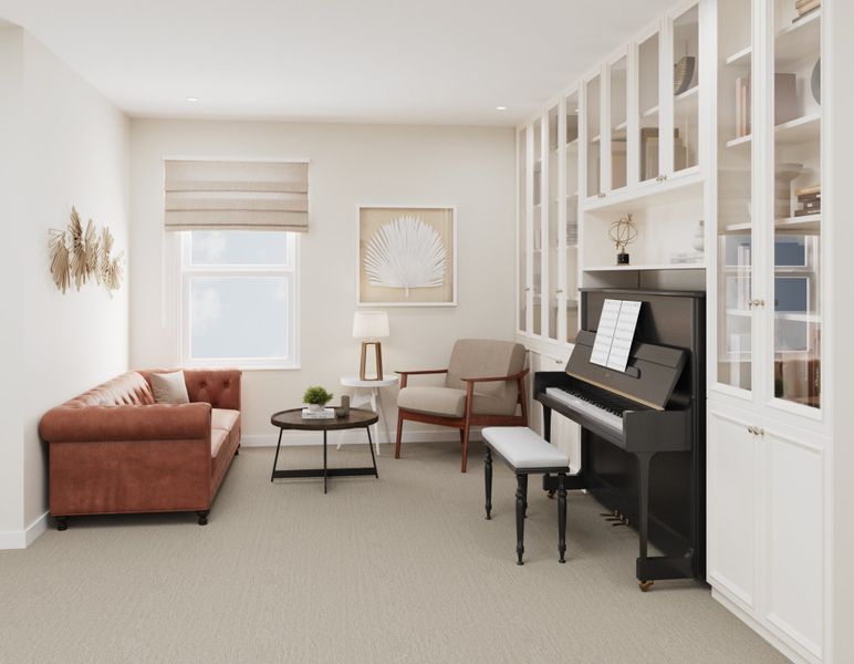 Furnished interior view inside a new home in Montana Vista - Summit: Summit, Buckeye (Image 7).