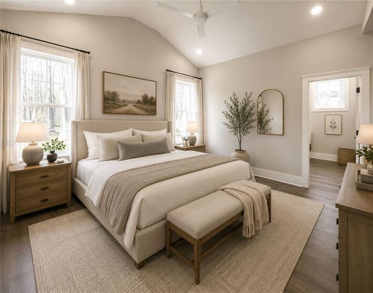 Furnished interior view inside a new home in , Bowdon (Image 5).