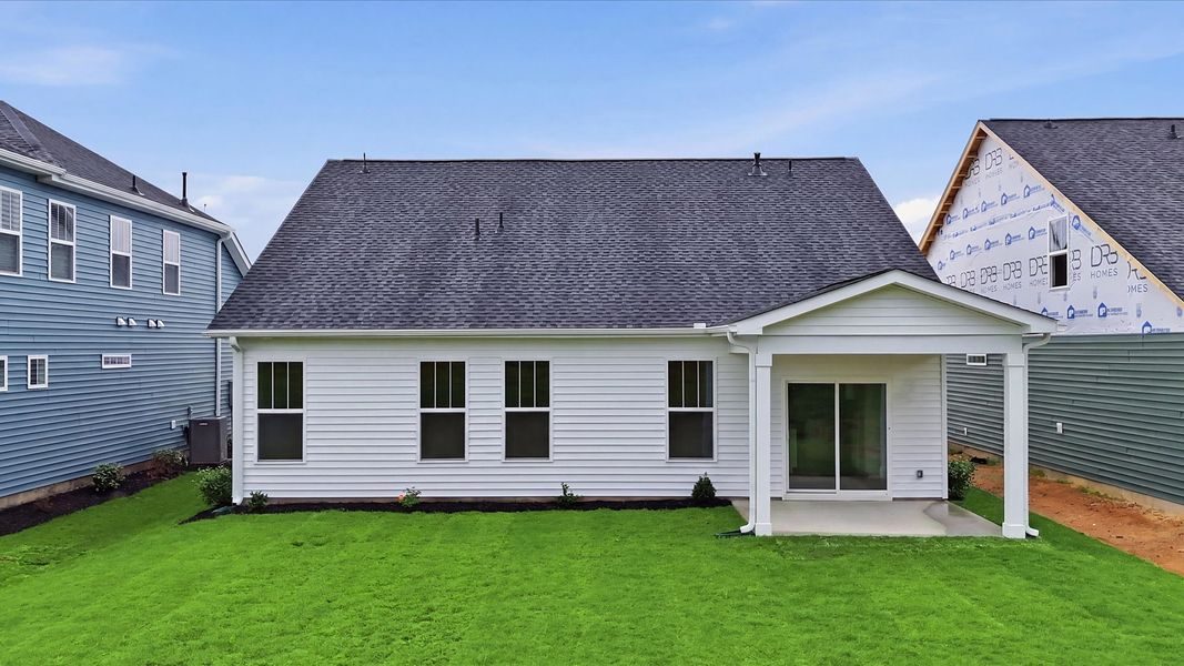 Exterior details and patio area of a home in Foxbank, Gray Court (Image 3).