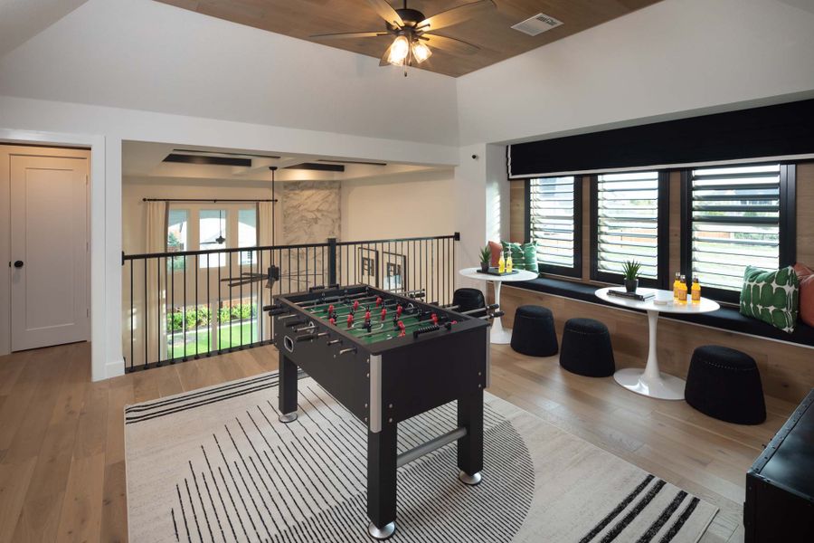 Representative Game Room - some options shown