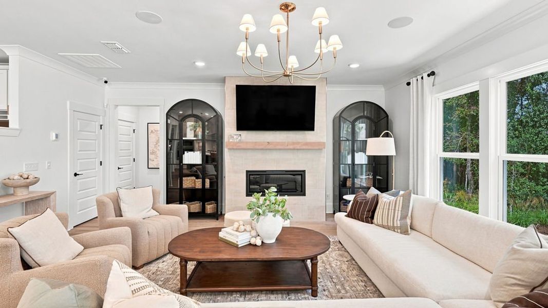 Representative furnished interior of a home built from the Vanderbilt by Pulte Homes in Fishers Wood, Columbia (Image 42).