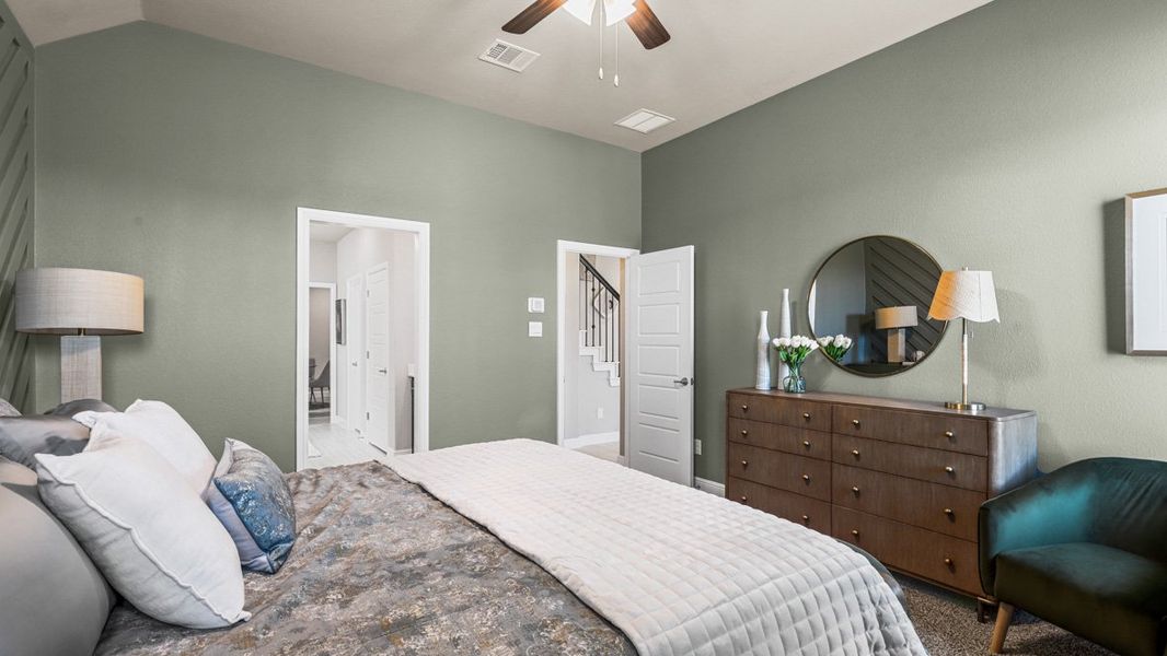 Furnished interior view inside a new home in Treeline, Justin (Image 21).