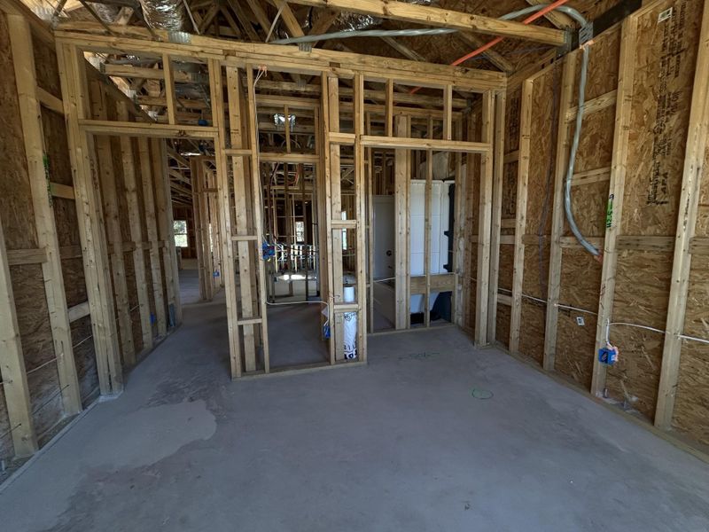 In-progress construction of a new home in Tea Farm: Presidents Series, Ravenel, SC (Image 26).