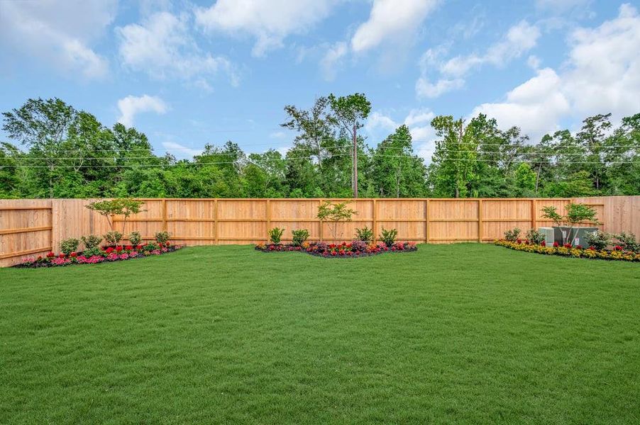 Exterior details and patio area of a home in Sundance Cove, Crosby (Image 21).