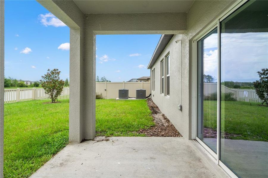 Exterior details and patio area of a home in Connerton, Land O' Lakes (Image 19). Exterior details and patio area of a home in Connerton, Land O' Lakes (Image 19).