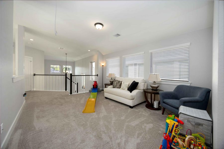 Furnished interior view inside a new home in , Conroe (Image 5). Furnished interior view inside a new home in , Conroe (Image 5).