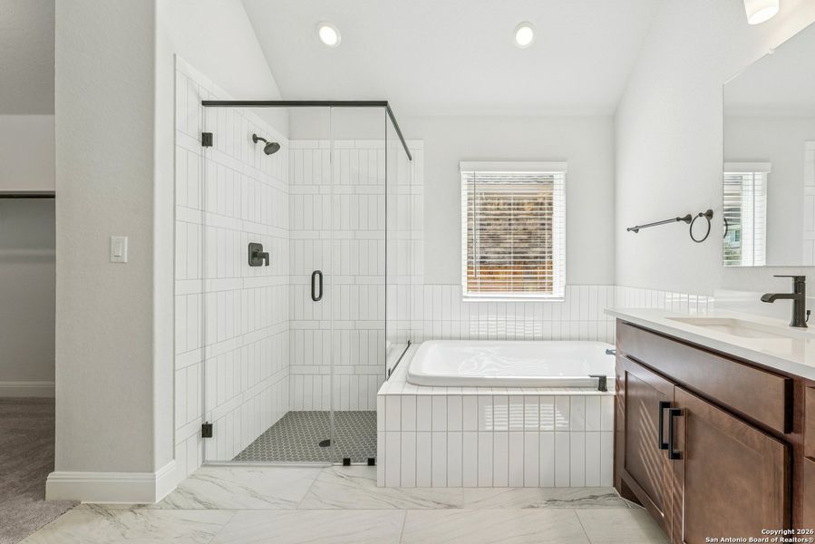 Furnished interior view inside a new home in Davis Ranch 50', San Antonio (Image 7).