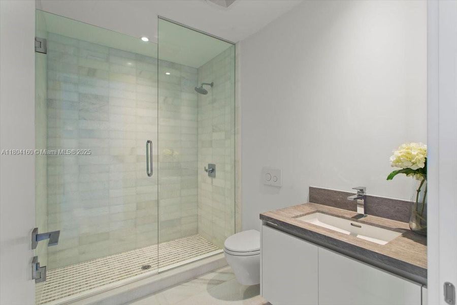 Furnished interior view inside a new home in , Miami (Image 9).